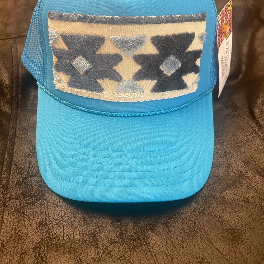 NWT Kilim trucker hat - blue - Picture 5 of 5